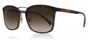 image of Prada Sport PS03SS Sunglasses Havana Rubber U616S1 56mm