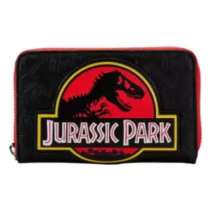 image of Loungefly Universal Jurassic Park Logo Wallet