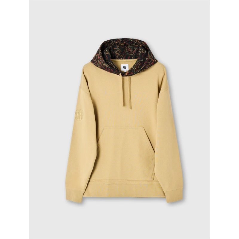 Image of Pretty Green Mens PG Parthian Hoodie Taupe male Small