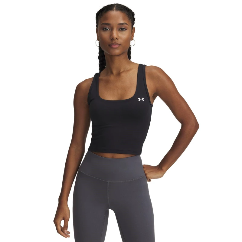 Image of Under Armour Womens Motion Tank Performance Gym Vest Black female 10 (S)