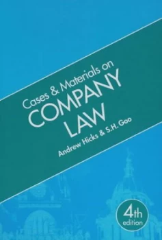 Image of Cases and Materials on Company Law by Andrew Hicks and S. H Goo Paperback