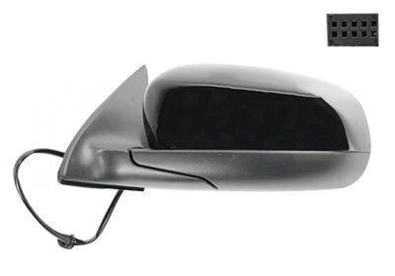 Image of VAN WEZEL 2120817 Wing mirror * HAGUS * Left, Heatable, primed Outside Mirror (50)