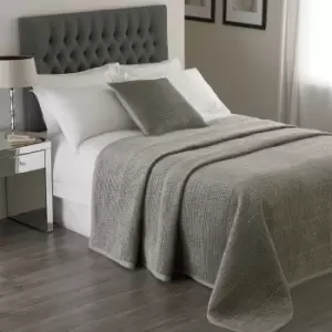 image of Brooklands Bedspread Silver