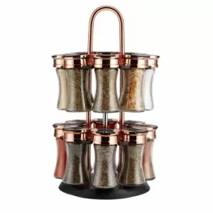 image of Tower Rotating Spice Rack 16 Jars with Spices