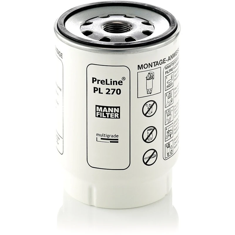 Image of MANN-FILTER PL 270 x Fuel Filter with gasket/seal Fuel filter (9)