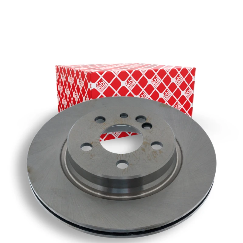Image of FEBI BILSTEIN 08130 Brake disc Rear Axle, internally vented, Coated Brake Disc (82)