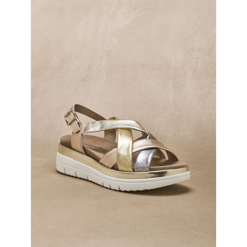 Image of Pediconfort Womens wedge sandals with removable insole Pediconfort Dore Female 40