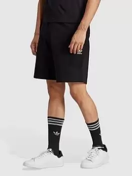 Image of adidas Originals Trefoil Essentials Shorts - Black Size M Men