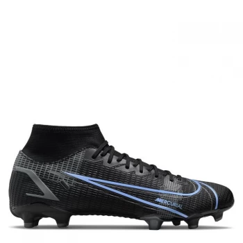 Image of Nike Mercurial Superfly Academy DF FG Football Boots - Black/UnivBlue