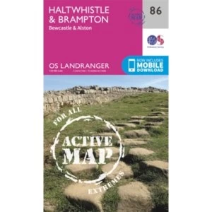 Image of Haltwhistle & Brampton, Bewcastle & Alston by Ordnance Survey (Sheet map, folded, 2016)