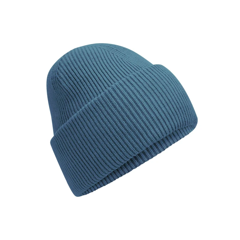 Image of Beechfield Beechfield Men Classic Deep Cuffed Beanie in Blue Blue One Size Male 5063425890415