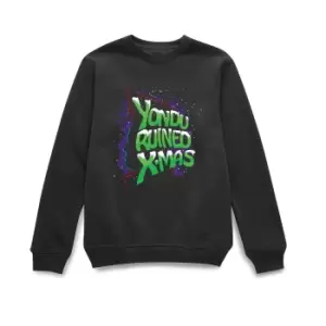 Image of Marvel Yondu Ruined Christmas Christmas Jumper - Black - 3XL