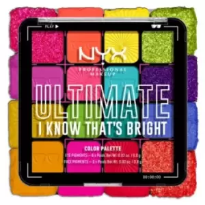 image of NYX Professional Makeup Ultimate Shadow Palette I Know That's Bright