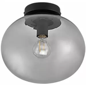 image of Nordlux Alton Globe Ceiling Light Black, E27