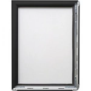 Image of Stewart Superior Wall Mountable Snap Frame A1 650 x 12 x 900 mm Black