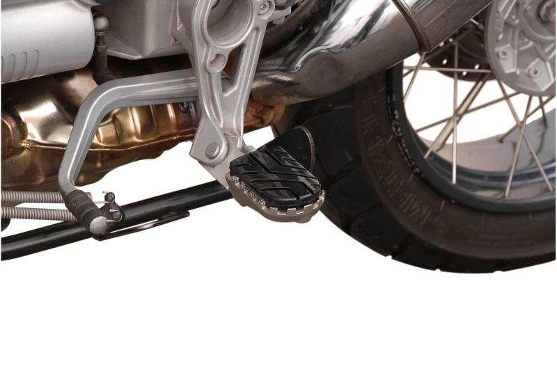 Image of SW-Motech ION footrest kit - BMW R1100GS (93-99) / R1200GS (04-12)., black-silver