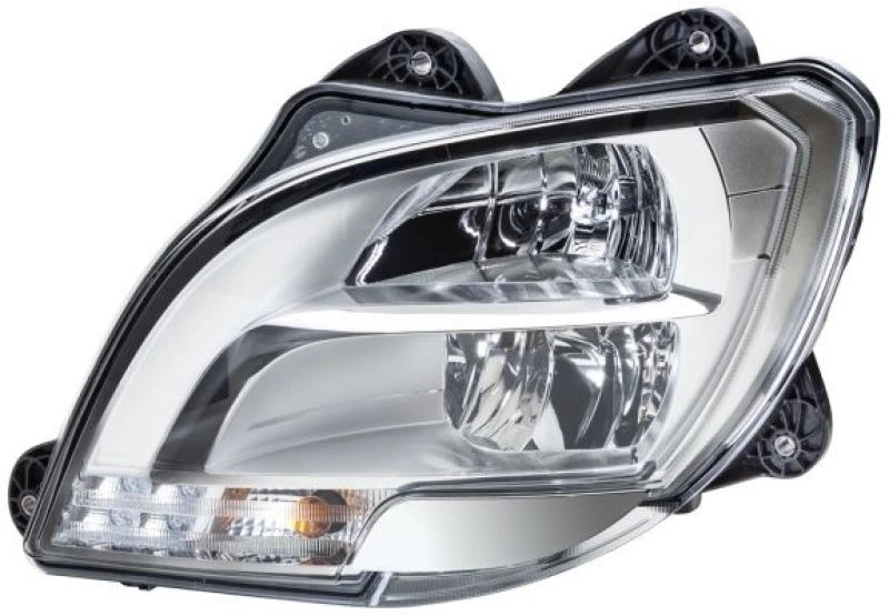Image of HELLA 1EX 010 116-711 Headlights LED, Left, with bulbs, Halogen Headlight (259)