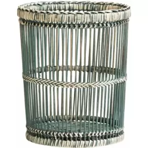 Image of Rustic Grey Washed Waste Bin - Premier Housewares