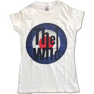Image of The Who - Vintage Target Womens Large T-Shirt - White