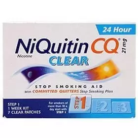 Image of Niquitin Cq Clear Patch 21mg (7 Patches)