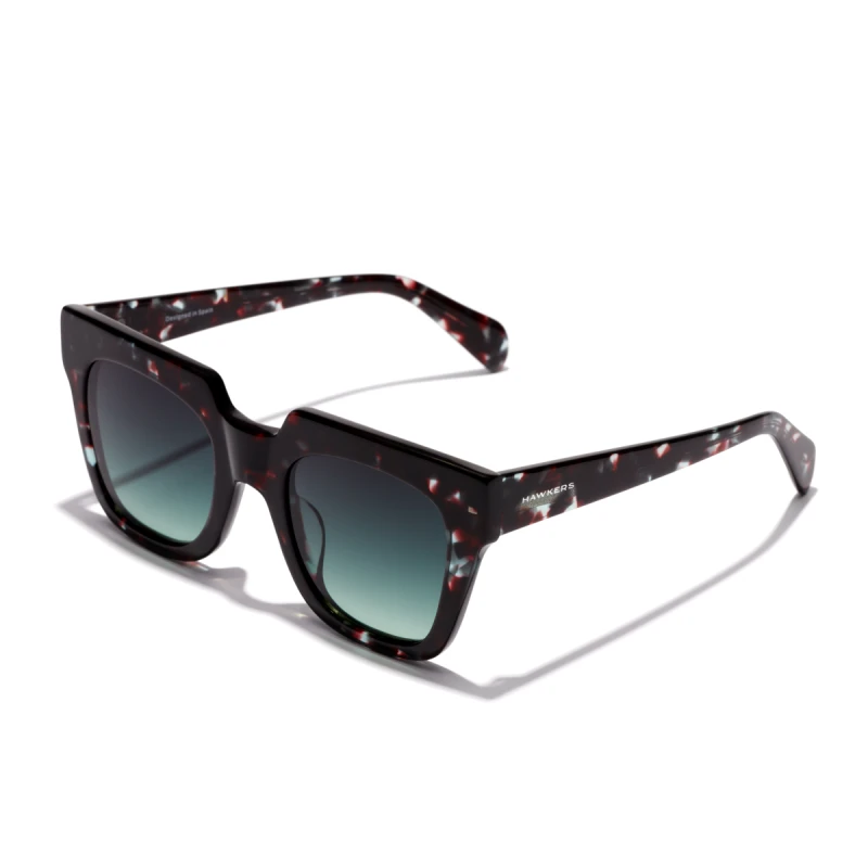 Image of Sunglasses Hawkers Row X - Green Havana Forest