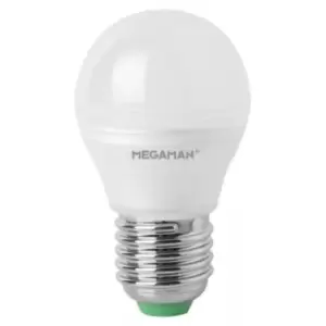 image of Megaman 6W LED ES E27 Golf Ball Warm White Dim-to-Warm - 148209