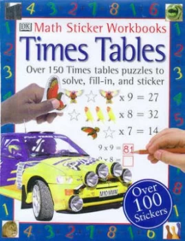 Image of Maths Sticker Workbook Times Tables by Dk Paperback
