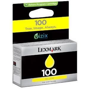 image of Lexmark 100 Yellow Ink Cartridge