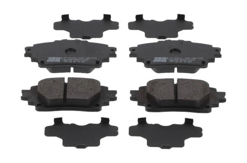 Image of JURID 574212J Brake pad set with accessories Brake Pad Set,disc brake (402)