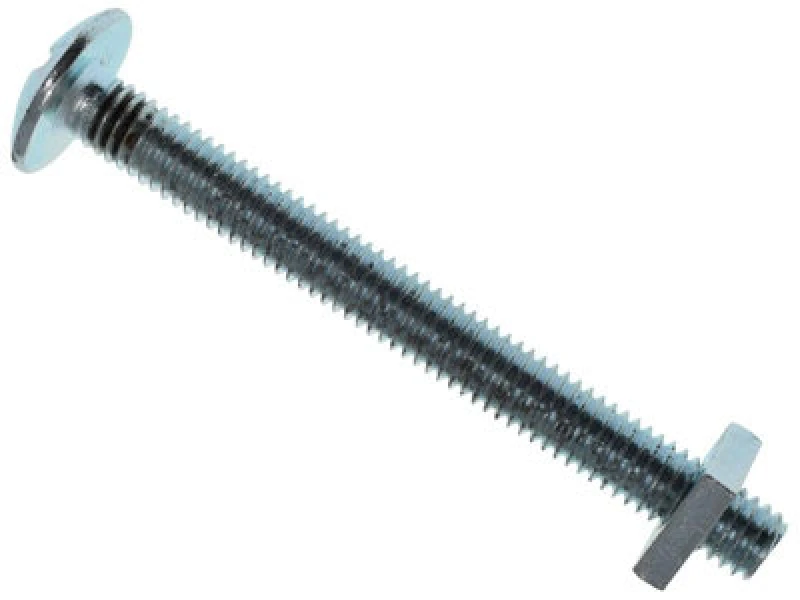 Image of Metalmate Memrbn0660 Roofing Bolt & Nut Zp M6 X 60mm (Box 25) Memrbn0660