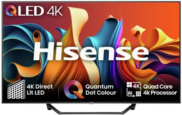Image of Hisense 43" 43A7NQTUK Smart 4K Ulta HD QLED TV
