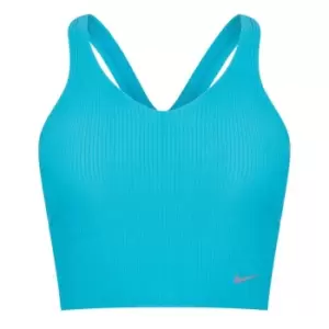 image of Nike Racerback Midkini Top Womens - Blue