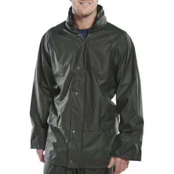 image of B Dri Weatherproof Super B Dri Jacket with Hood XL Olive Green Ref