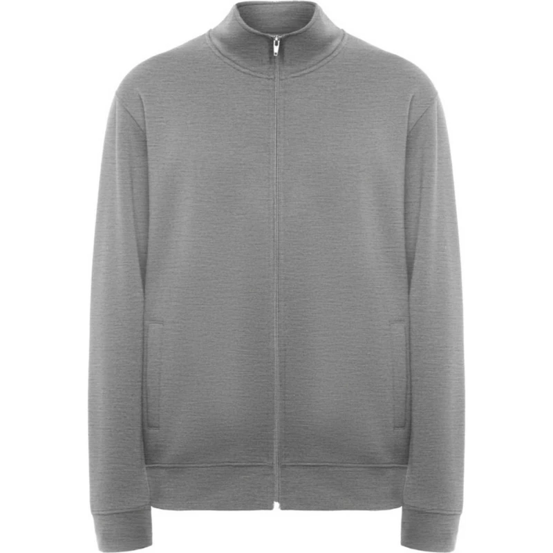 Image of ROLY ROLY Men Ulan Full Zip Sweatshirt in Grey Size: Small Grey S Male 5063470491018