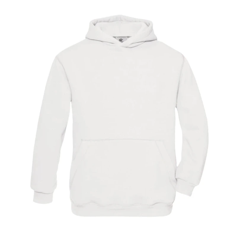 Image of B&c ID.333 boys's Children's sweatshirt in White