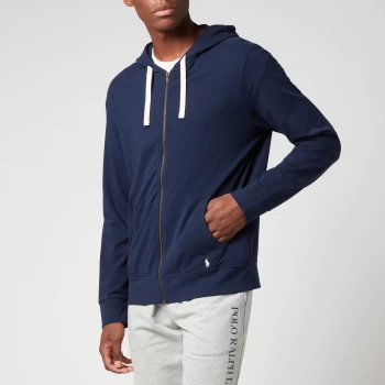 Image of Polo Ralph Lauren Mens Cuffed Zip-Through Hoodie - Cruise Navy - L