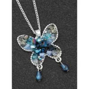 Image of Boho Chic Silver Plated Butterfly Necklace