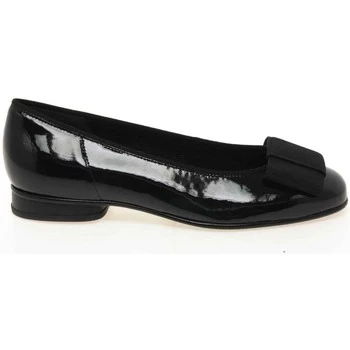 Gabor Assist Womens Bow Trim Ballerina Flats womens in Black,4,4.5,5,5.5,6,6.5