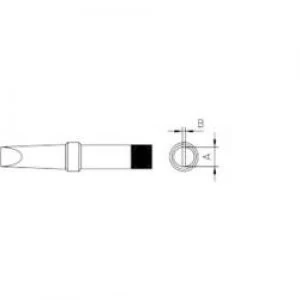 image of Soldering tip Flat Weller Professional 4PTA6 1 Tip size 1.6 mm