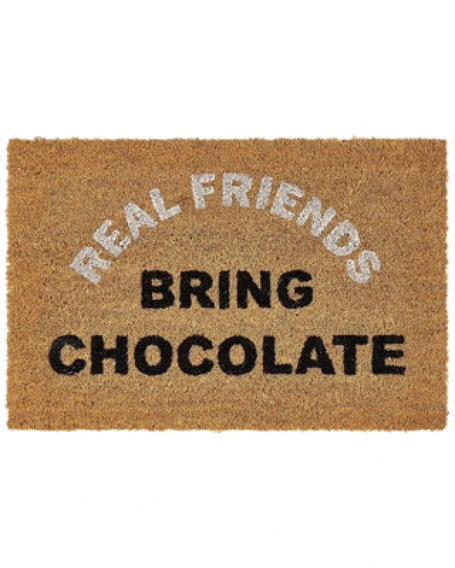 Image of Beliani Doormat Pamir Natural 40 X 60 Cm Text Coir