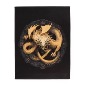 Image of 19x25cm Imbolc Dragons of the Sabbats Canvas Plaque by Anne Stokes