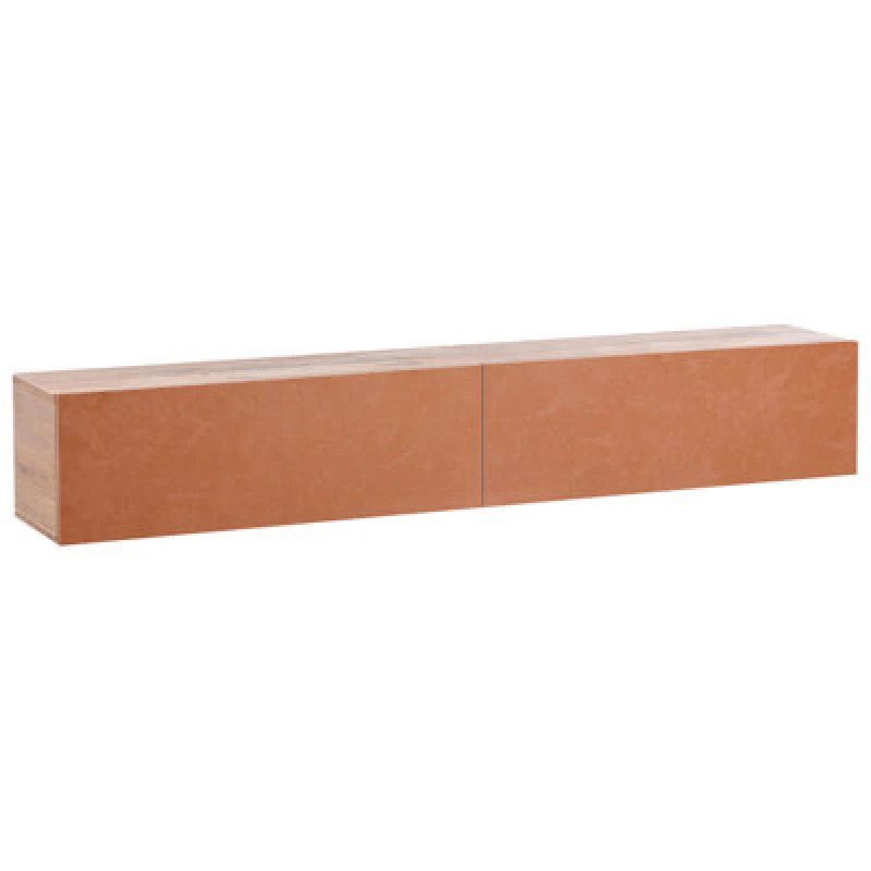 Image of Beliani Wall Mounted TV Stand Gladstone Red