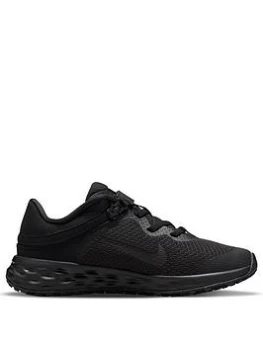 Image of Nike Revolution 6 Flyease - Black/Grey, Size 1