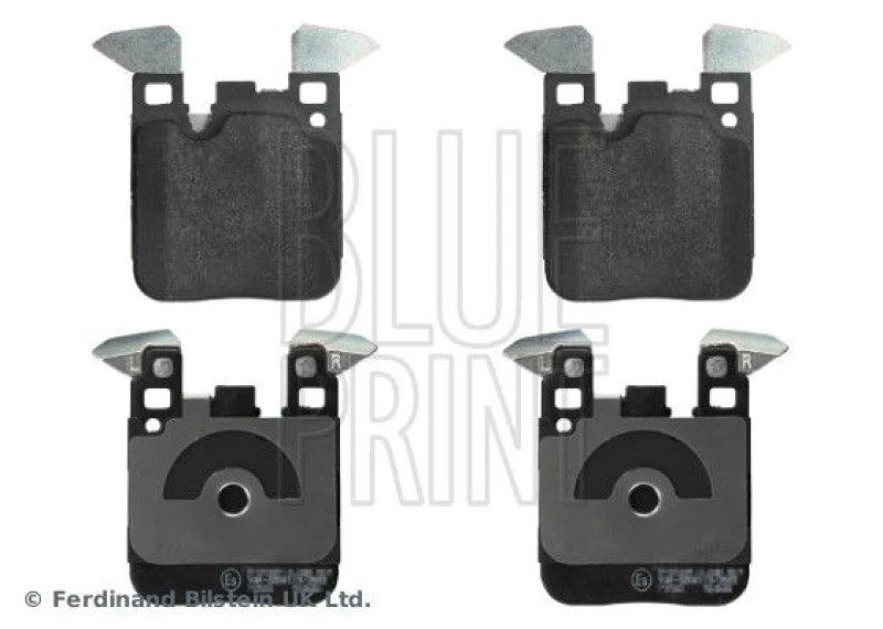 Image of Blue PRINT Brake pad set Blue PRINT ADB114247