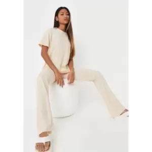 Missguided Tee Flare Set - Neutral