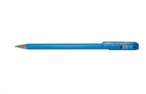 image of Pentel Superb Ball Antibacterial Ballpen BK77 Blue PK12