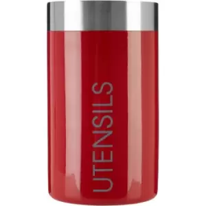 Image of Red Enamel Utensils Holder - Premier Housewares
