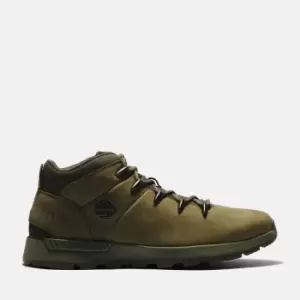 Image of Timberland Sprint Trekker Hiking Boot For Men In Dark Green Dark Green, Size 10