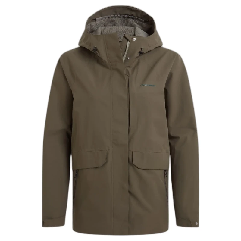 Image of Craghoppers Women's Caldbeck II Waterproof Jacket Wild Olive CWW1216__CZL10L