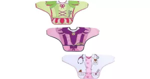 image of Dreambaby 3 Pack Bibs - Fairy Princess Vet